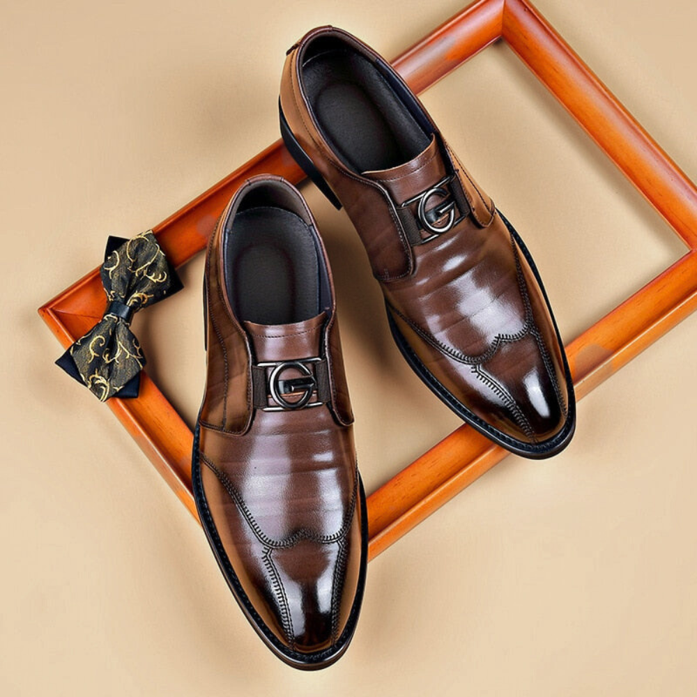 Men's Formal Slip-On Leather Shoes | For Formal Occasions Sutton James