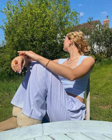 Women's Lounge Trousers - Relaxed Fit - Elastic Waistband - Soft & Lightweight Sutton James