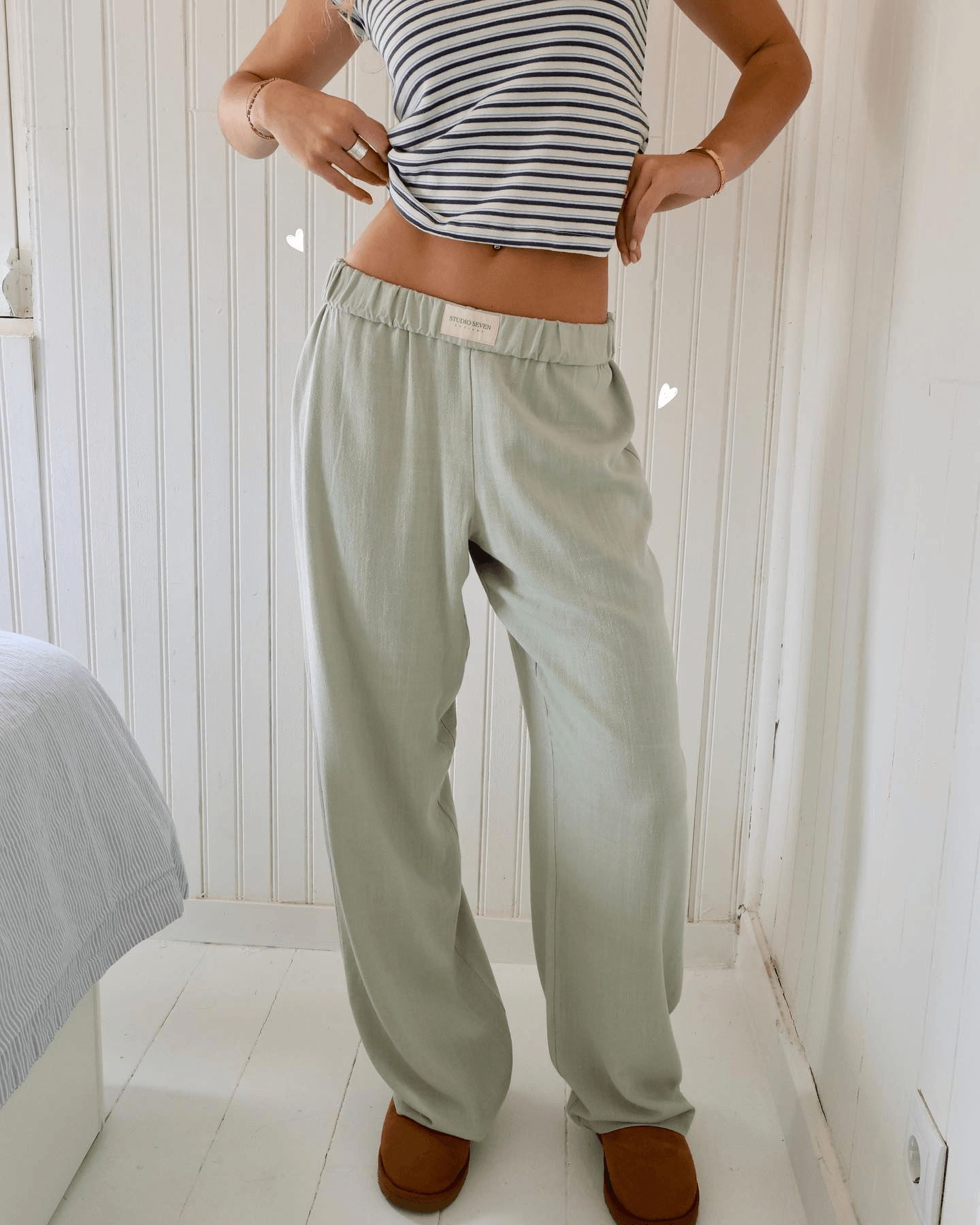 Women's Lounge Trousers - Relaxed Fit - Elastic Waistband - Soft & Lightweight Sutton James