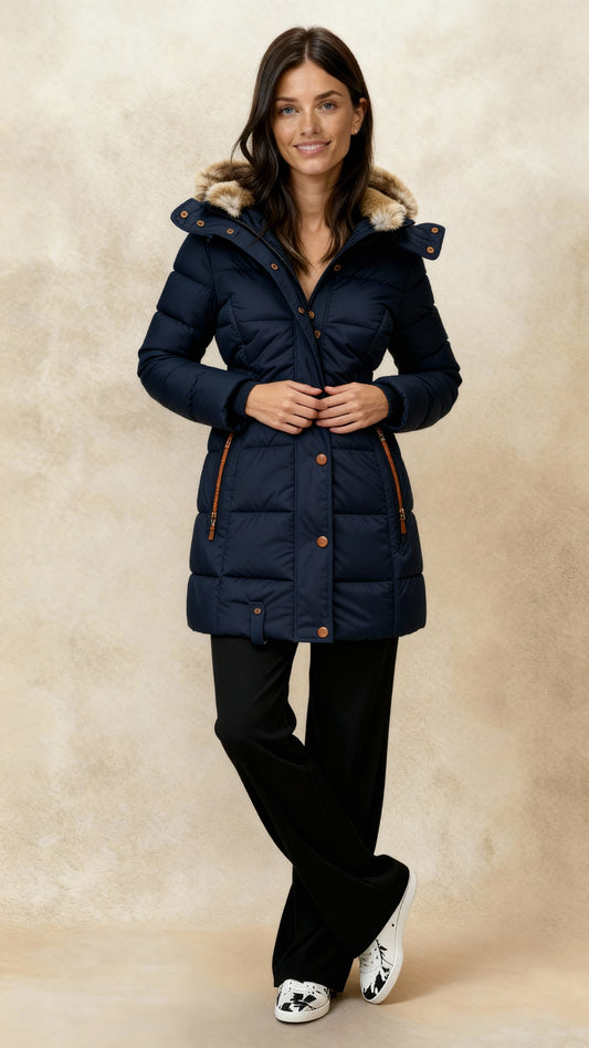 Women's Hooded Puffer Jacket – Sutton James