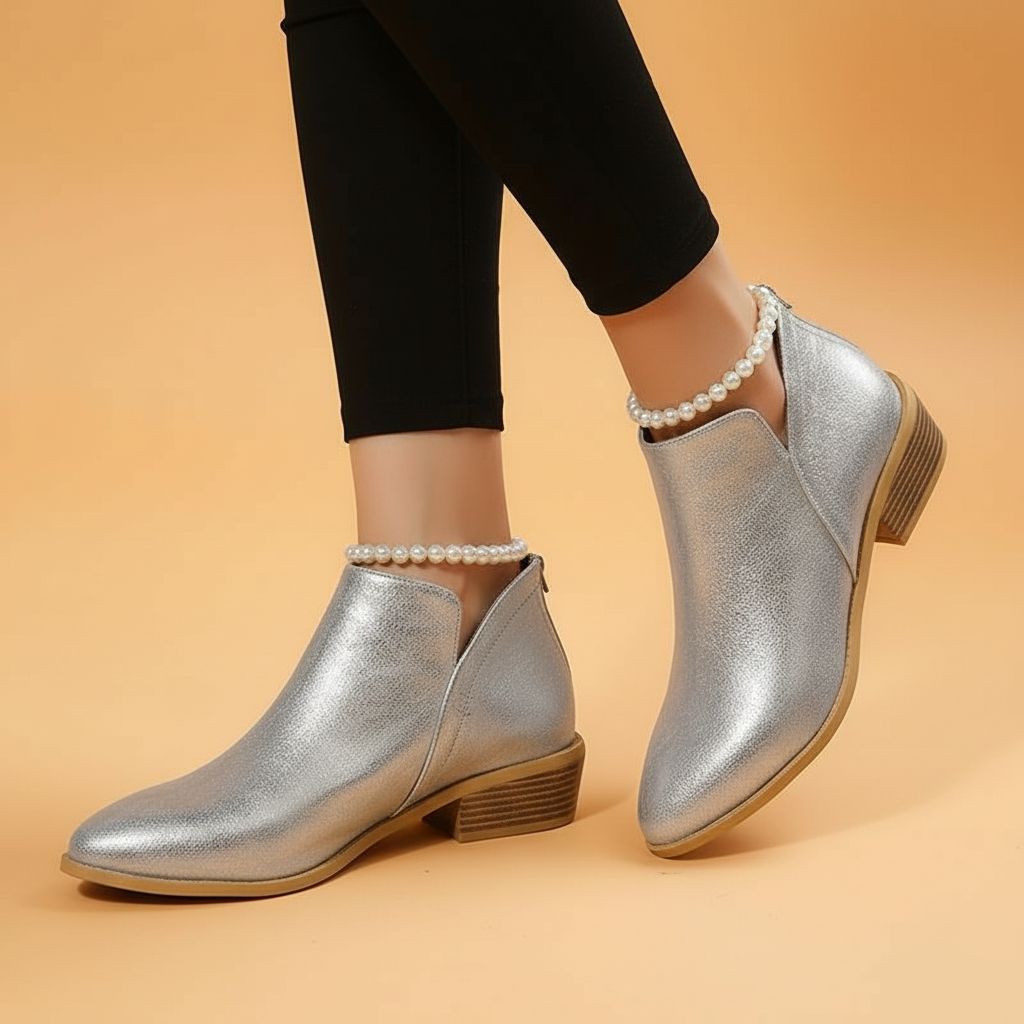 Women's Wedge Heel Pointed Toe Ankle Boots – Sutton James