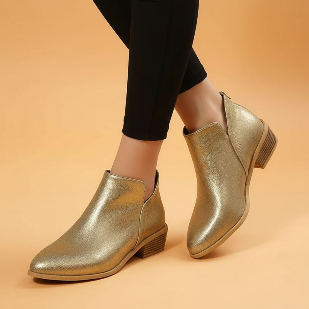 Women's Wedge Heel Pointed Toe Ankle Boots – Sutton James