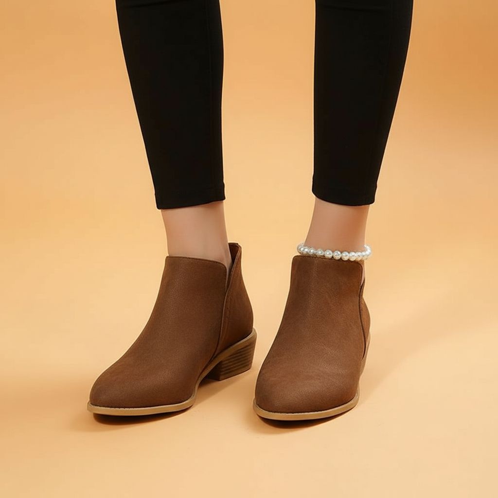 Women's Wedge Heel Pointed Toe Ankle Boots – Sutton James