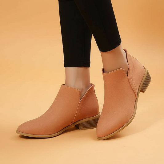 Women's Wedge Heel Pointed Toe Ankle Boots – Sutton James