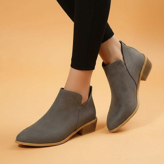 Women's Wedge Heel Pointed Toe Ankle Boots – Sutton James