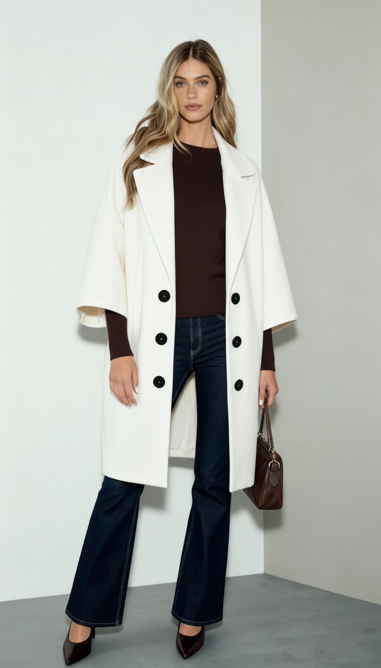 Women's Oversized Cocoon Coat – Sutton James