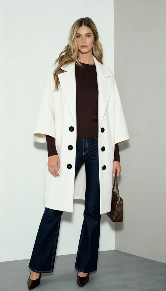 Women's Oversized Cocoon Coat – Sutton James