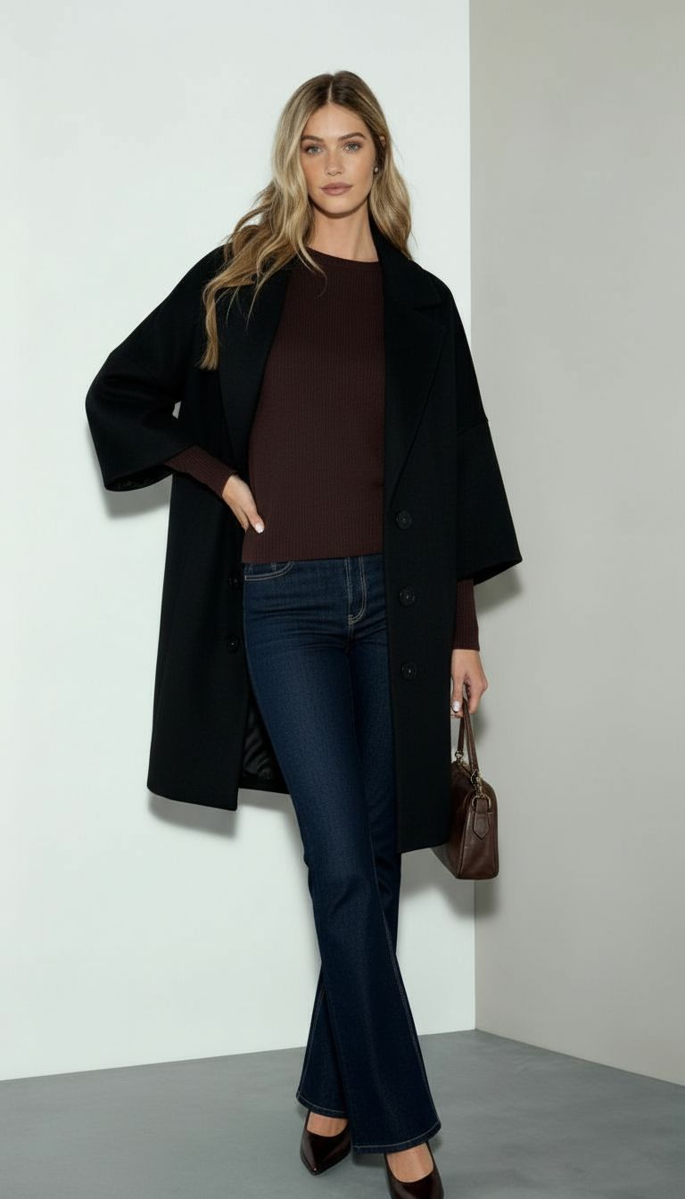 Women's Oversized Cocoon Coat – Sutton James