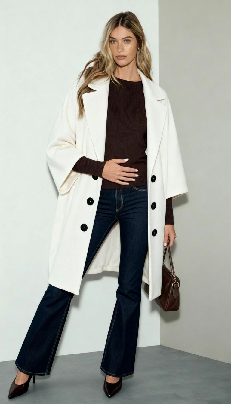 Women's Oversized Cocoon Coat – Sutton James