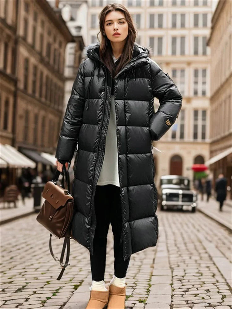 Women's stylish long padded jacket Sutton James