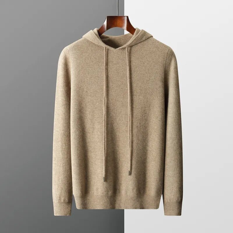 Men's Drawstring Knit Hoodie Sweater – Sutton James Sutton James