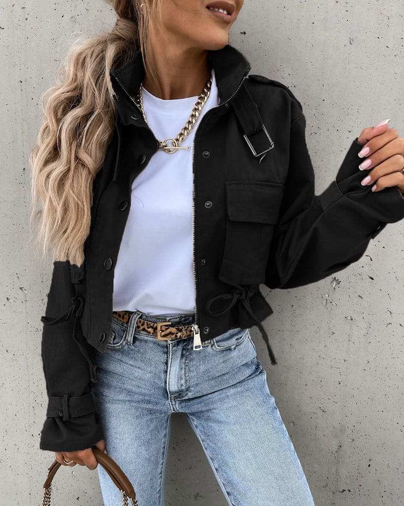 Women's Cropped Utility Jacket – Sutton James Sutton James