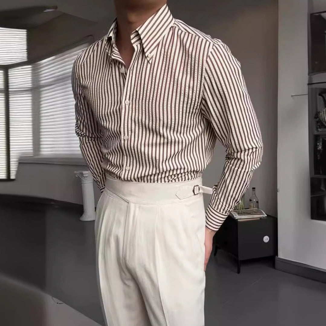 Tomas | Men's Long Sleeve Button-Down Shirt Sutton James