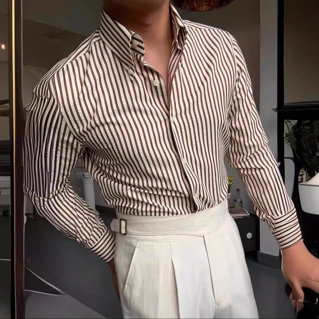 Tomas | Men's Long Sleeve Button-Down Shirt Sutton James