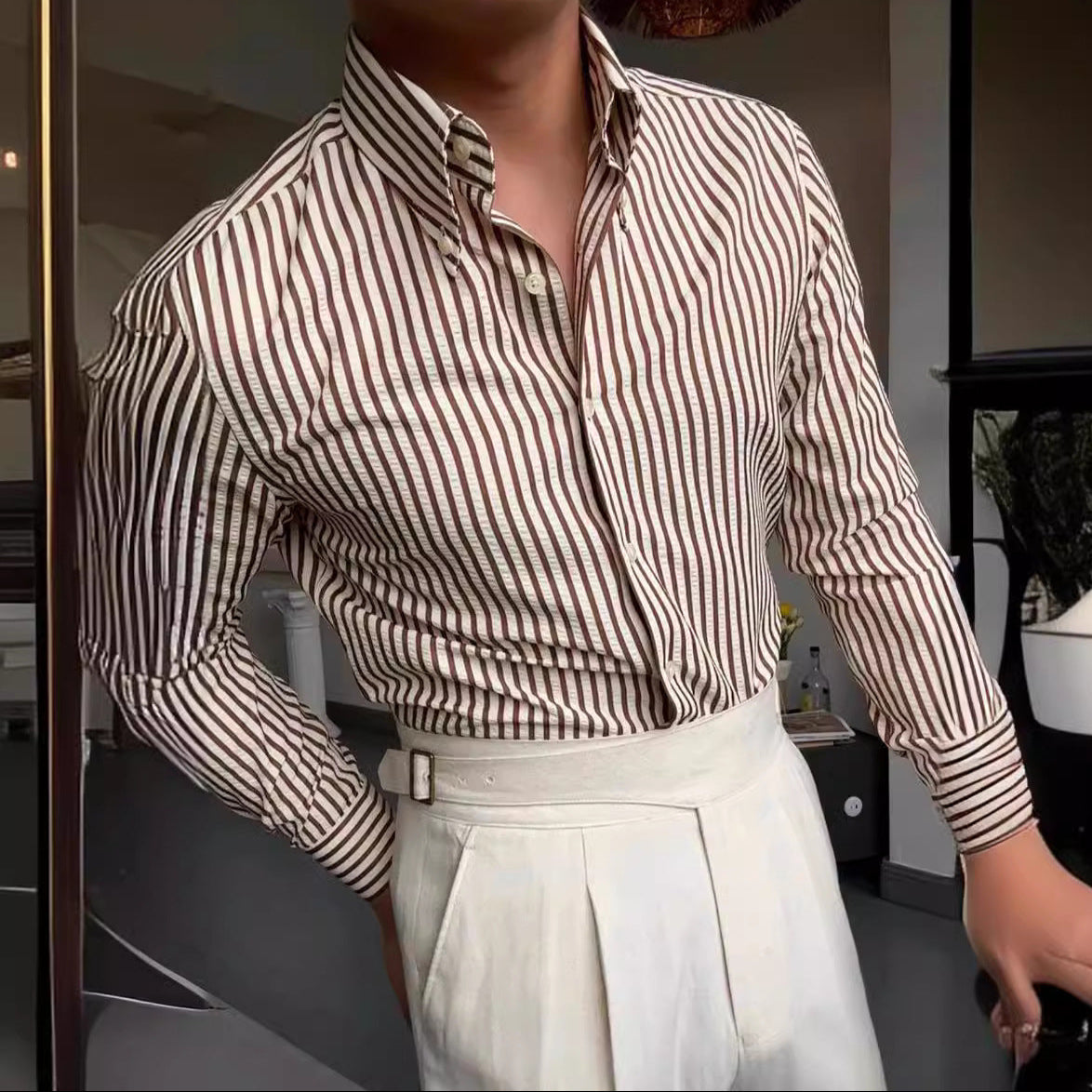 Tomas | Men's Long Sleeve Button-Down Shirt Sutton James