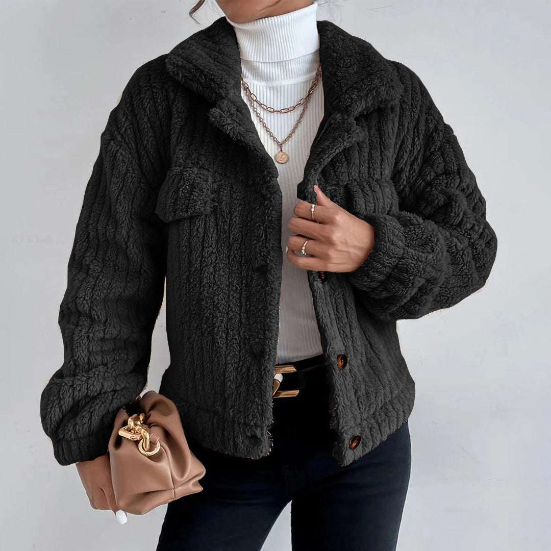Women's Button-Down Sherpa Jacket – Sutton James Sutton James
