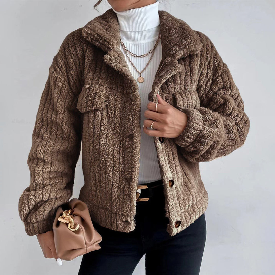 Women's Button-Down Sherpa Jacket – Sutton James Sutton James