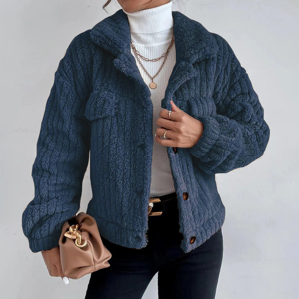 Women's Button-Down Sherpa Jacket – Sutton James Sutton James