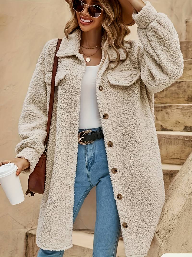 Women's Oversized Sherpa Coat – Sutton James Sutton James