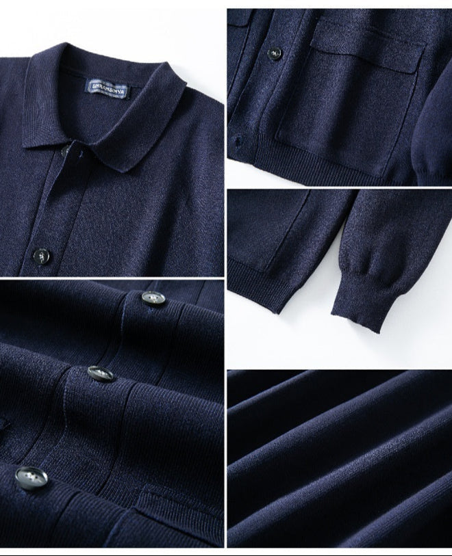 Charlie | Men's Button-Front Cardigan Sweater Sutton James