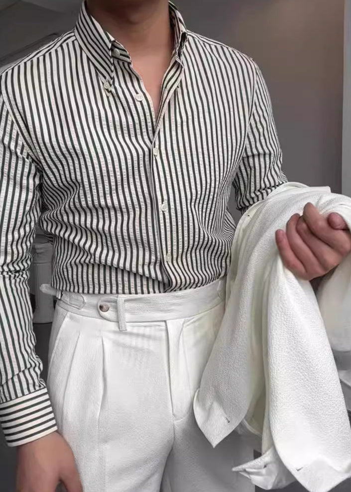 Tomas | Men's Long Sleeve Button-Down Shirt Sutton James