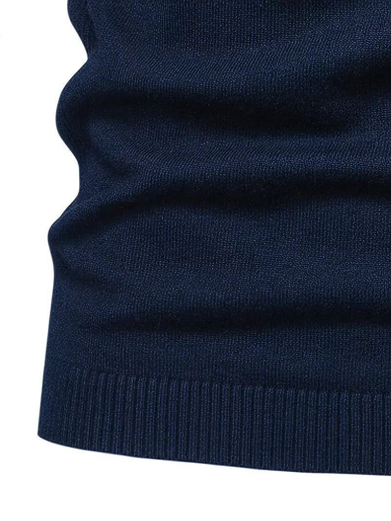 Men’s Turtleneck Sweater - Slim Fit - Soft Knit - Long Sleeve Smart Casual Wear Sutton James