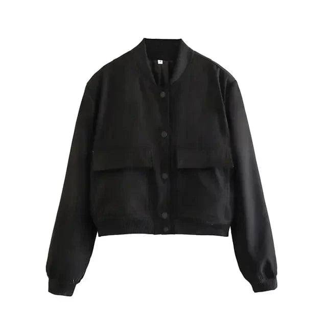 Women's Cropped Bomber Jacket – Sutton James Sutton James