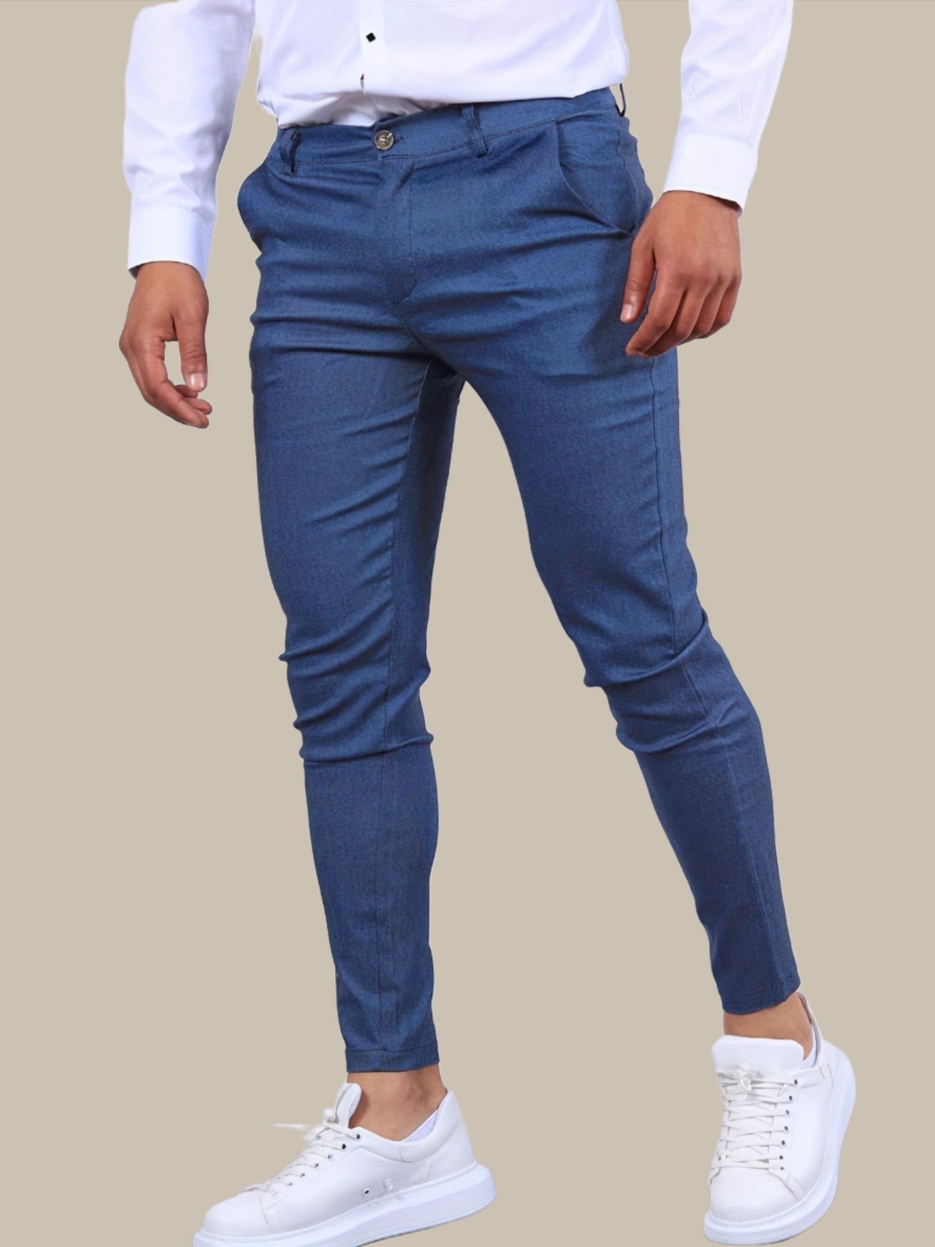 Men’s Skinny-Fit Chino Pants Sutton James