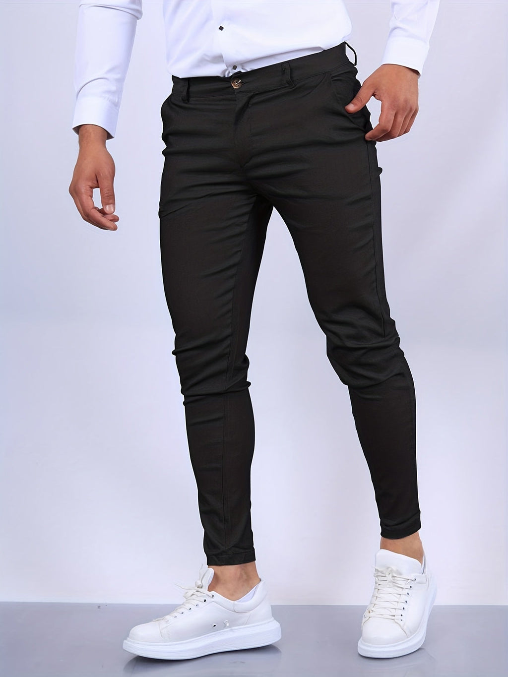 Men’s Skinny-Fit Chino Pants Sutton James