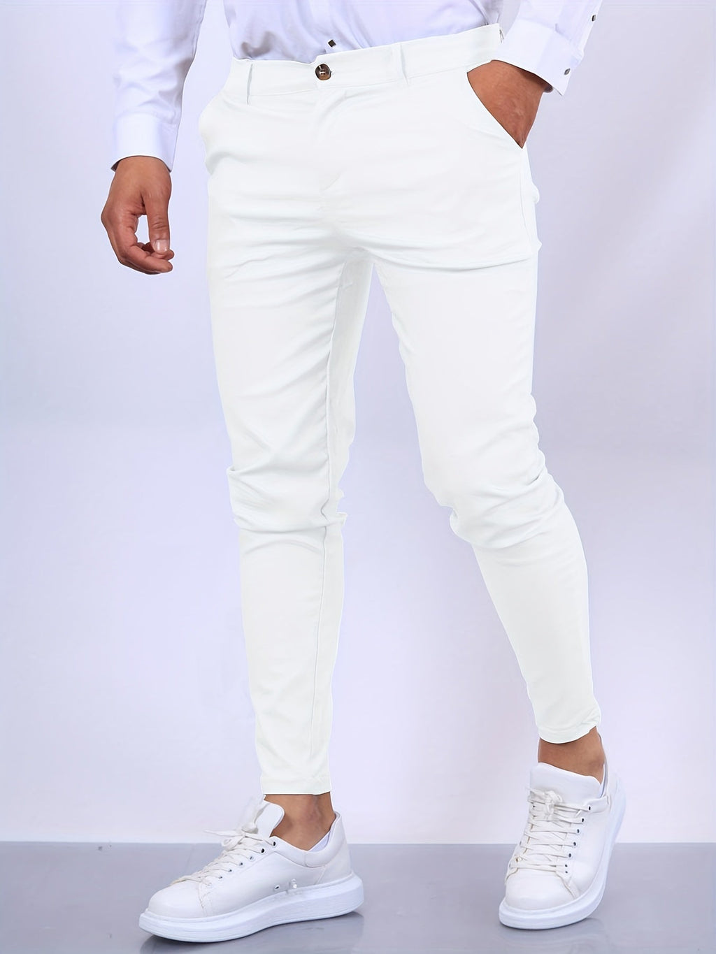 Men’s Skinny-Fit Chino Pants Sutton James