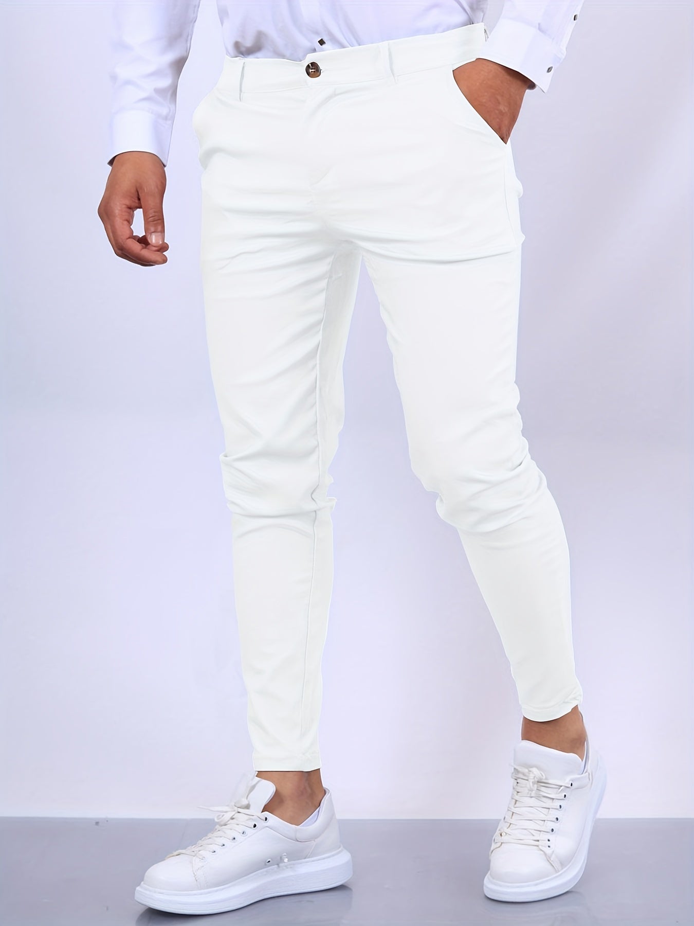 Men’s Skinny-Fit Chino Pants Sutton James
