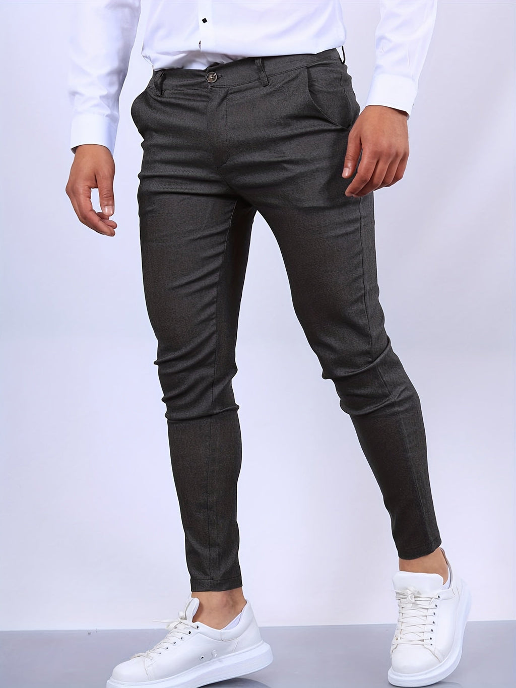 Men’s Skinny-Fit Chino Pants Sutton James