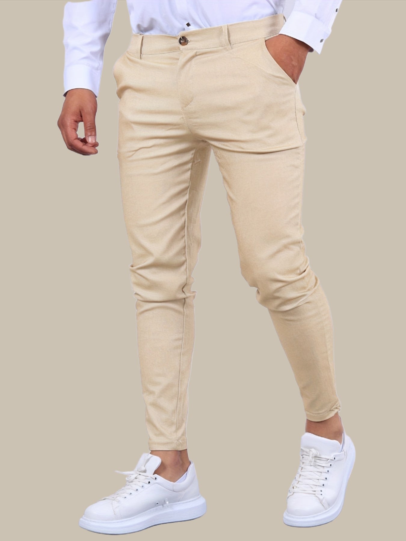 Men’s Skinny-Fit Chino Pants Sutton James