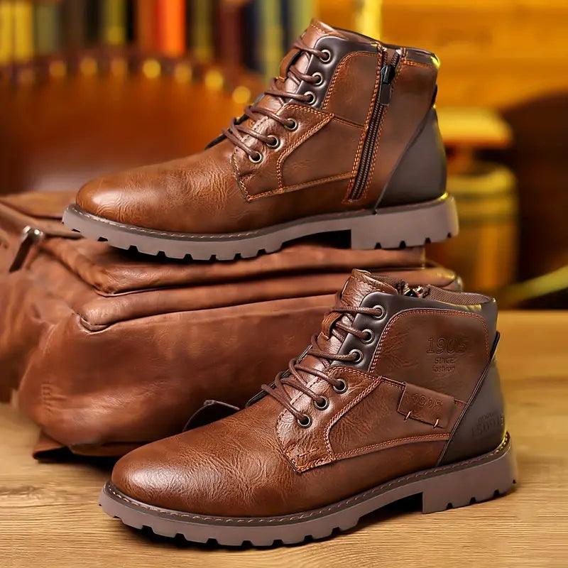 Men's Zipper Dress Boots – Elegant and Durable Footwear Sutton James