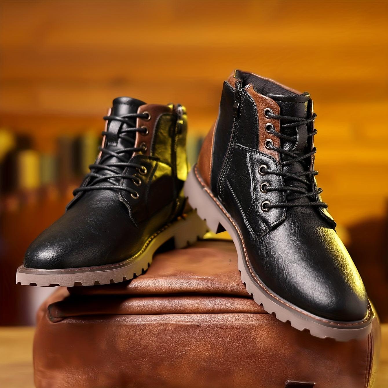 Men's Zipper Dress Boots – Elegant and Durable Footwear Sutton James
