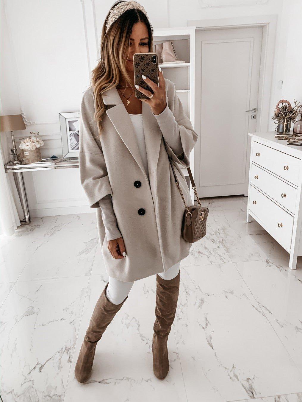 Women's Oversized Cocoon Coat – Sutton James Sutton James