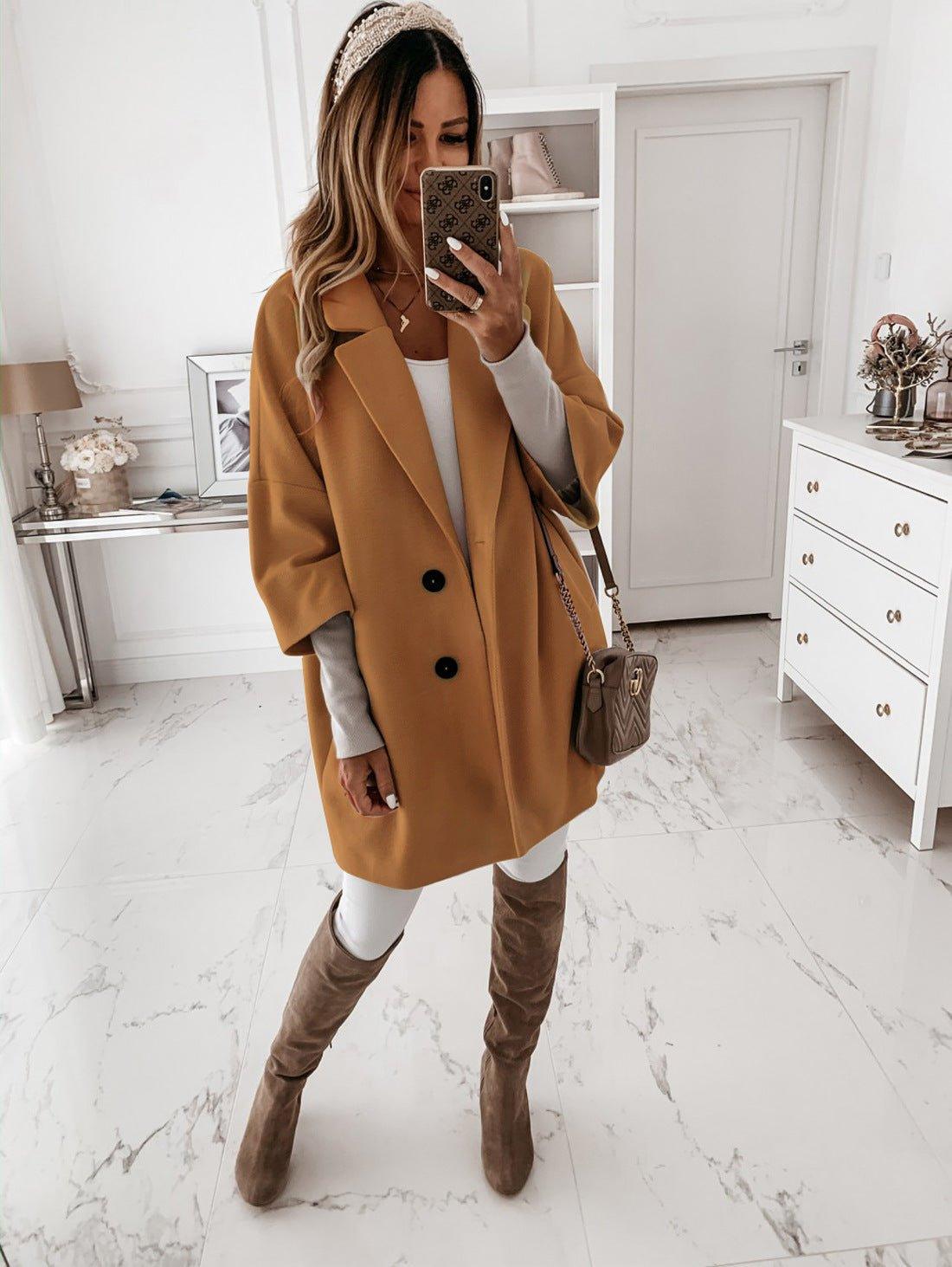 Women's Oversized Cocoon Coat – Sutton James Sutton James