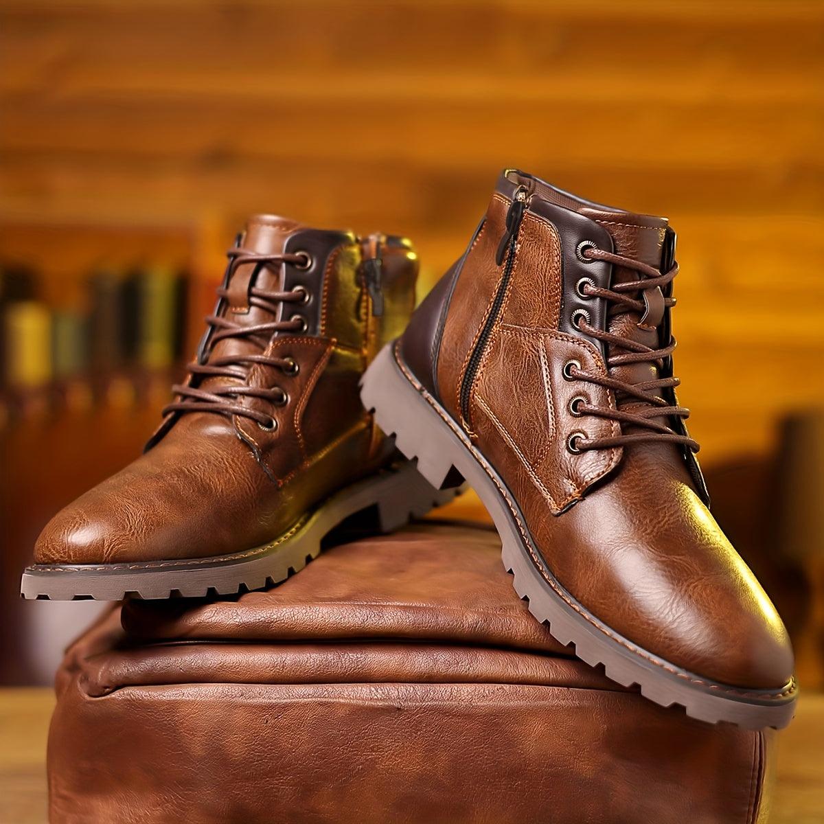 Men's Zipper Dress Boots – Elegant and Durable Footwear Sutton James