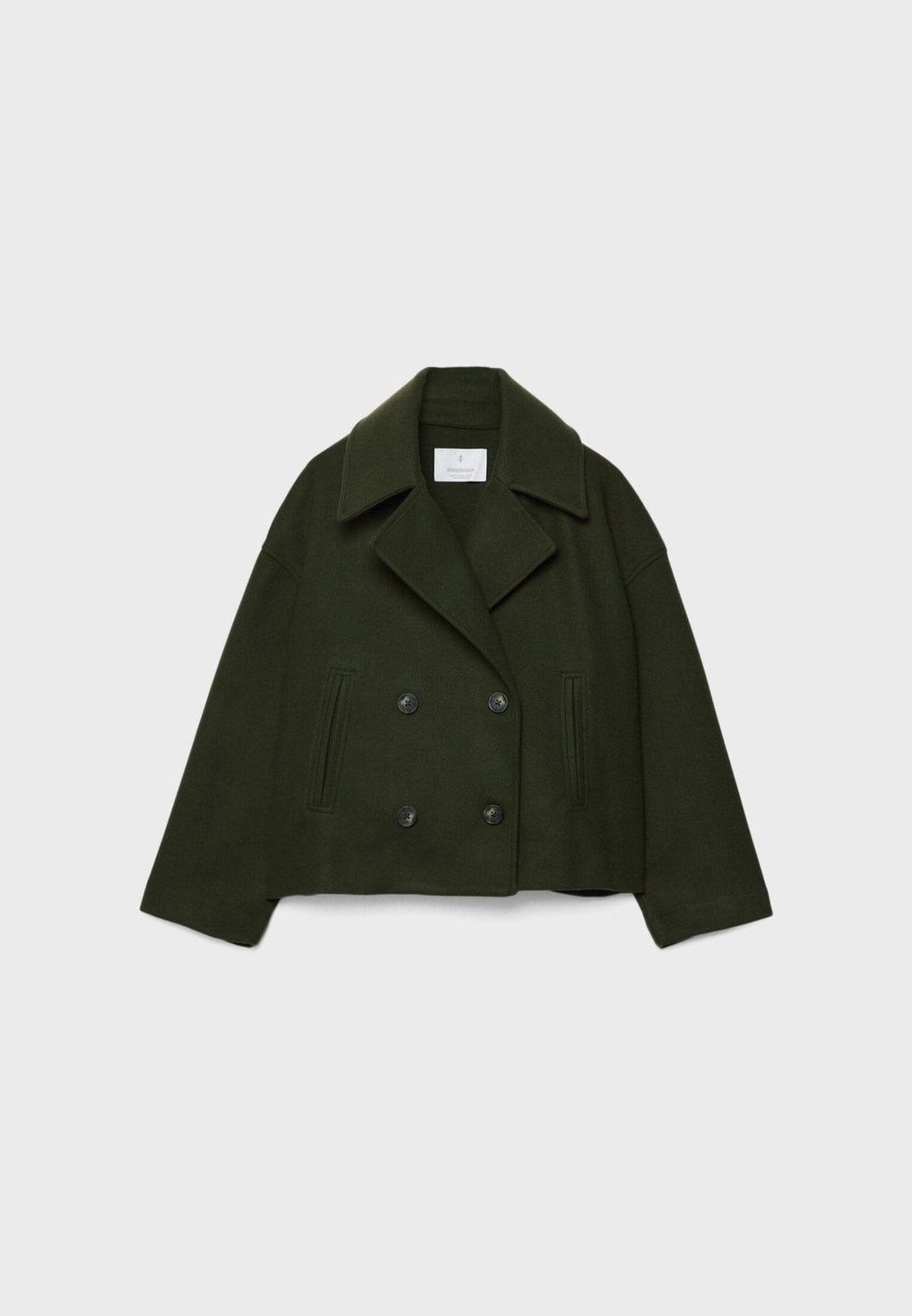 Women's Oversized Double-Breasted Short Jacket – Sutton James Sutton James