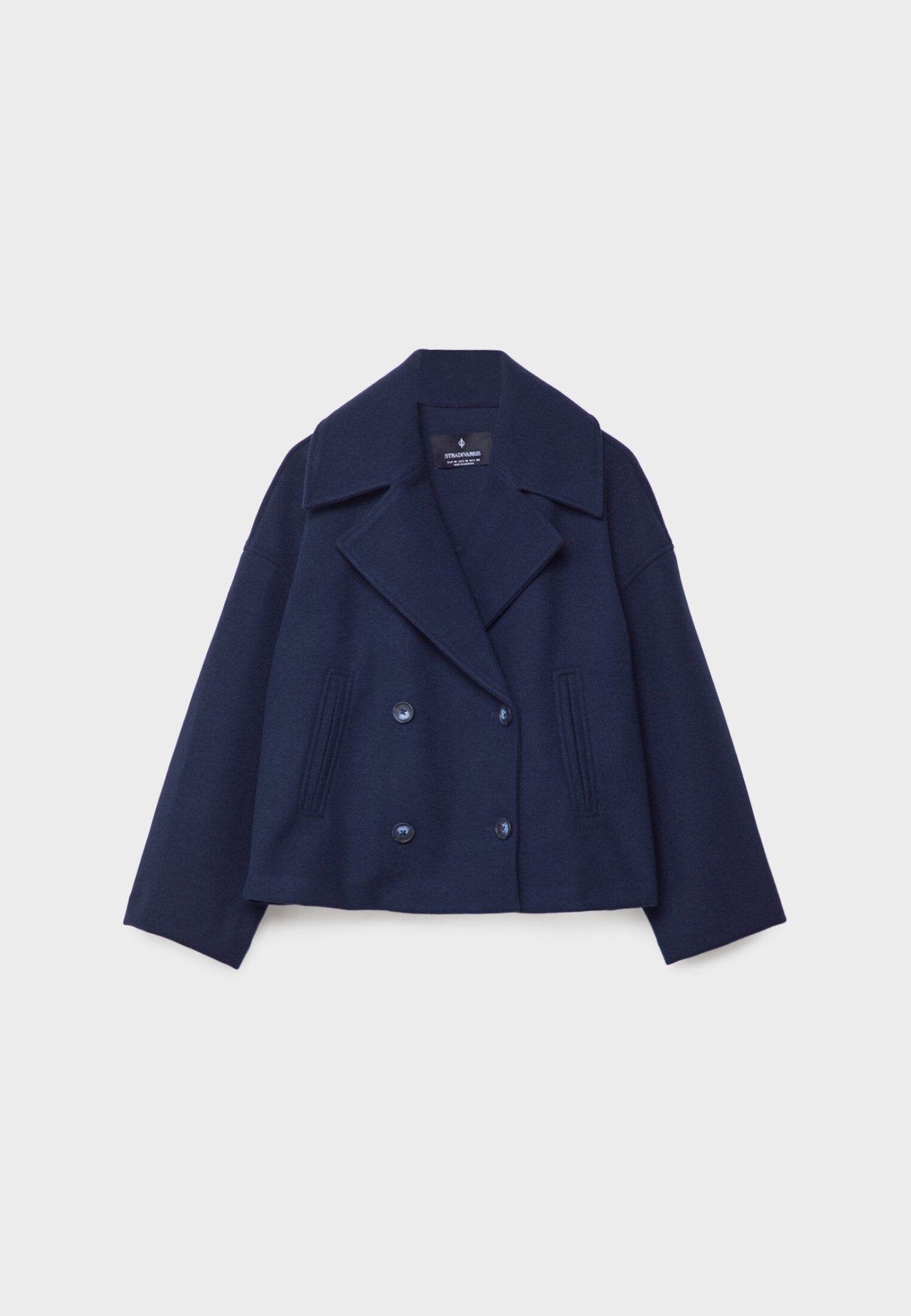 Women's Oversized Double-Breasted Short Jacket – Sutton James Sutton James
