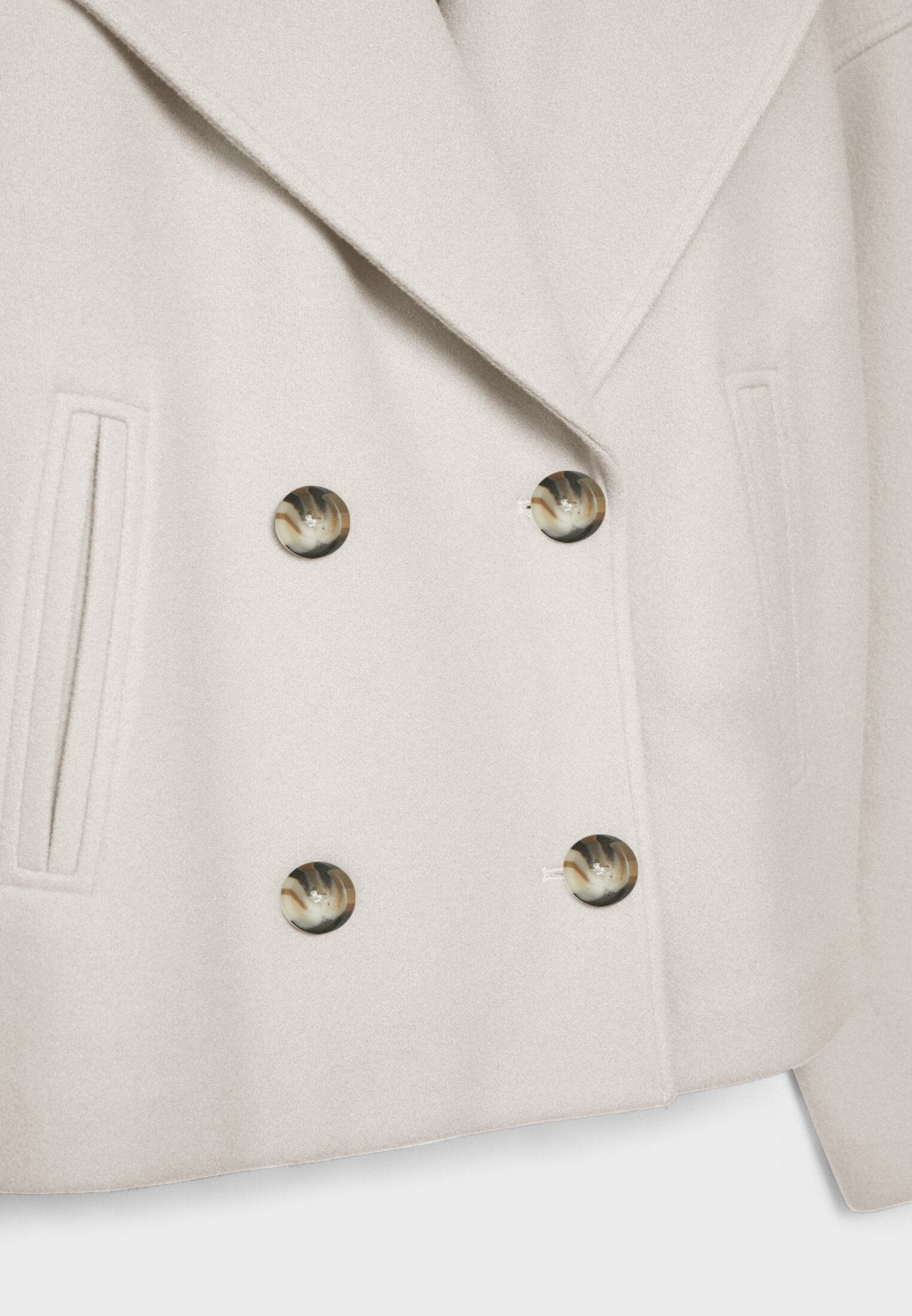 Women's Oversized Double-Breasted Short Jacket – Sutton James Sutton James