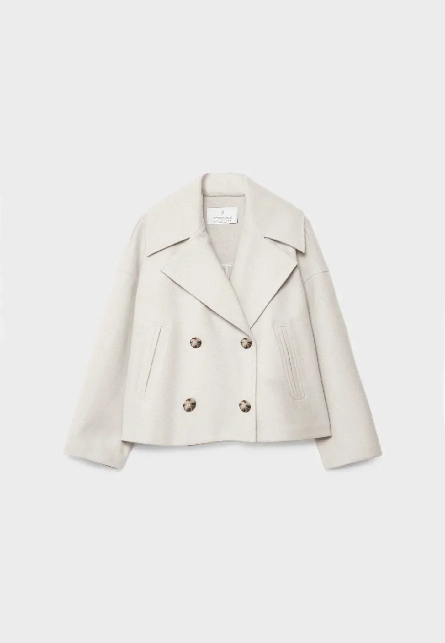 Women's Oversized Double-Breasted Short Jacket – Sutton James Sutton James