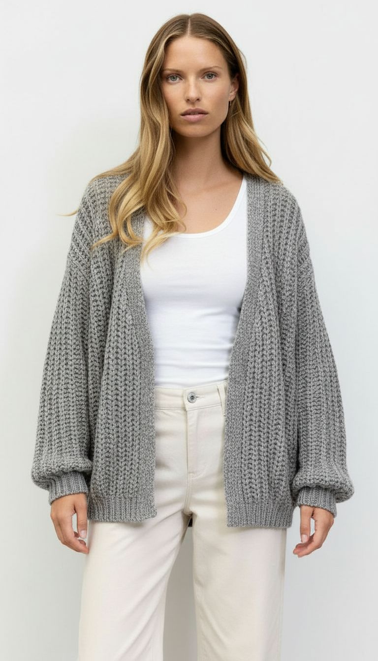 Women's Oversized Knit Cardigan – Sutton James